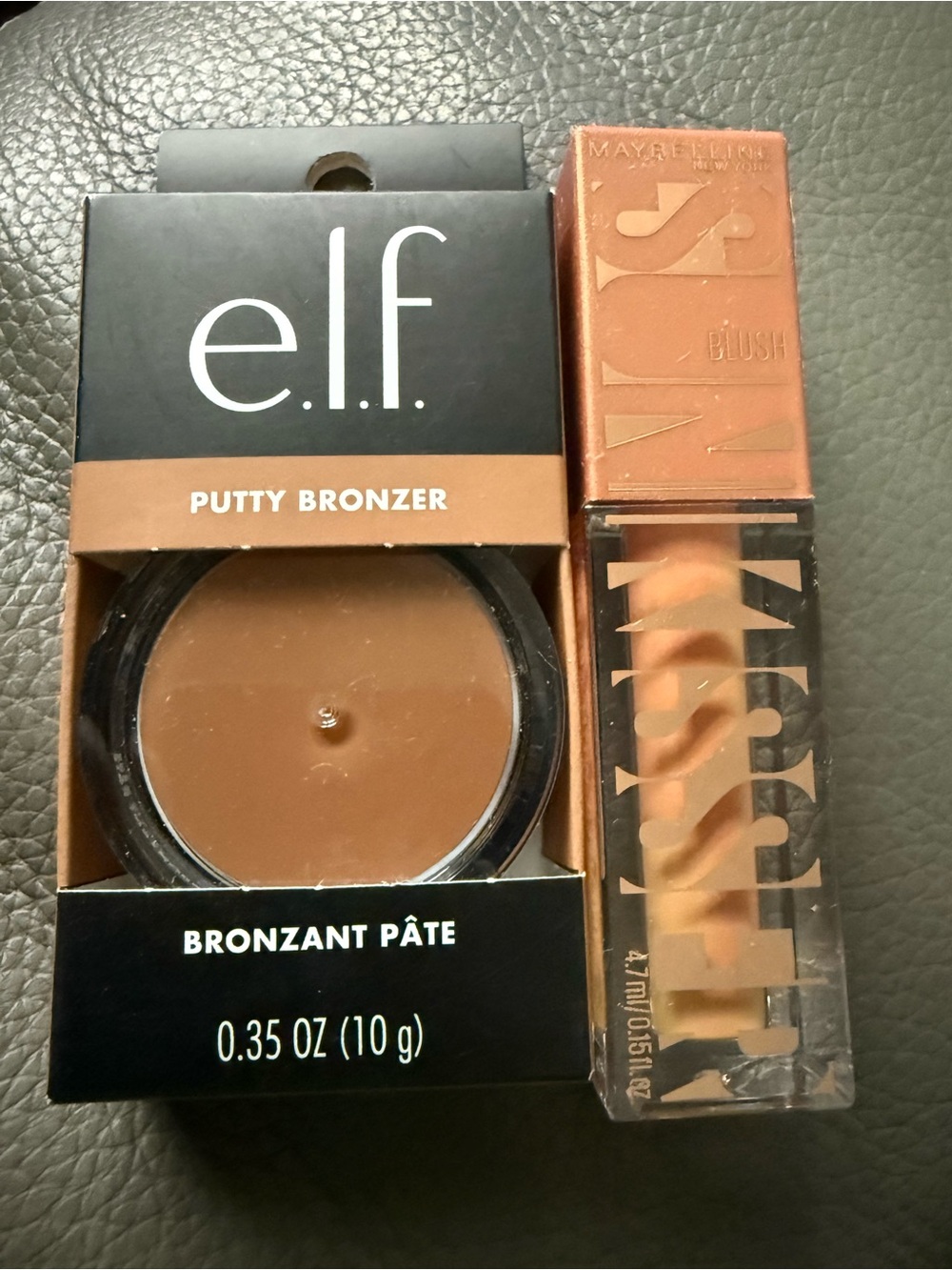 Putty Bronzer - Warm Brown & uptown glow blush